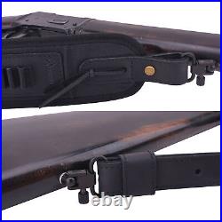 Handmade Leather Ammo Holder Gun Sling Rifle Strap Fit for. 17HMR. 22LR. 22MAG