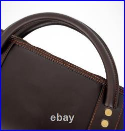 Handmade Leather Shotgun Slip Brown Rifle Case Padded Gun Cover Hunting Gift