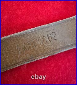 Hard To Find Original Austrian Police Leather M1 Carbine Sling