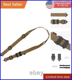Heavy Duty Two Point Rifle Sling Tubular Construction with Antichafing Comfort