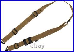 Heavy Duty Two Point Rifle Sling Tubular Construction with Antichafing Comfort