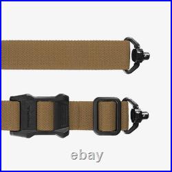 Heavy Duty Two Point Rifle Sling Tubular Construction with Antichafing Comfort