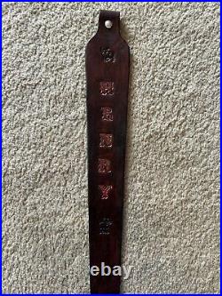 Henry Custom Leather Rife Sling Hand Tooled And Made in the USA New For 2025