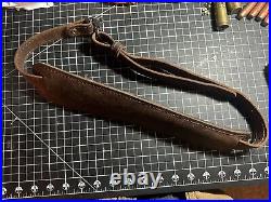 High End Heavy Duty Leather sling with quality pad 1 wide adjustible 36-40