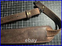 High End Heavy Duty Leather sling with quality pad 1 wide adjustible 36-40