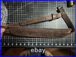 High End Heavy Duty Leather sling with quality pad 1 wide adjustible 36-40