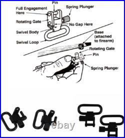 High-Quality Leather Rifle Sling with Soft Padding Essential Hunting Accessory