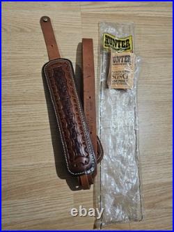 Hunter 27-036-1 Padded Leather Rifle Shotgun Sling NOS
