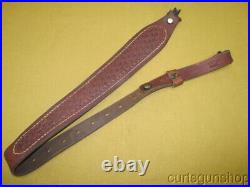 Hunter Brown Leather Cobra Style Basket Weave Rifle Sling No 27135