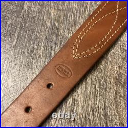 Hunter Brown Leather Rifle Gun Shoulder Sling Strap 27-137