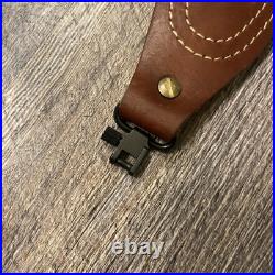 Hunter Brown Leather Rifle Gun Shoulder Sling Strap 27-137
