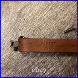 Hunter Brown Leather Rifle Gun Shoulder Sling Strap 27-137
