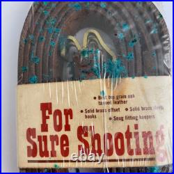 Hunter Co. Rifle Sling Leather Solid Brass Hooks Military Style 7/8 Model 200