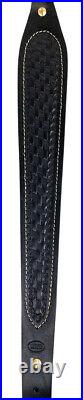 Hunter Company 2713801 Cobra Black Suede Basket Weave Design for Rifle Sling