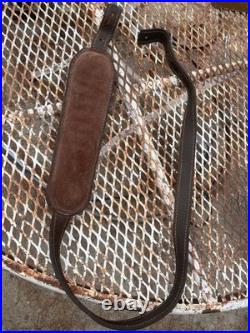 Hunter Rifle Padded Sling Deer Acorn Pattern, Tooled Leather