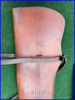 Hunter Rifle Scabbard w Sling Barrel Leather 402 26 & Drop Down Cartridge 27 159