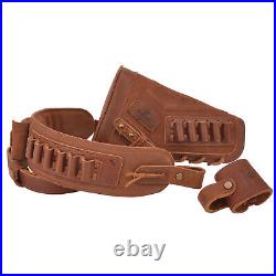 Hunting Leather No Drill Gun Sling Strap, Rifle Buttstock Holder. 357.22.308