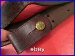 Indian War US Army Model 1873 Springfield Trapdoor Leather Rifle Sling 4th Pat 2