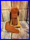 JOE-RIDER-LEATHER-Brown-Western-Holster-With-40-in-22-Cal-Cartridge-Belt-LEFT-01-cqpv