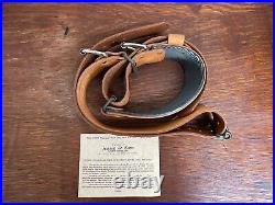 Jenson & Sons Leather Rifle Sling Model 302 Right Handed Small