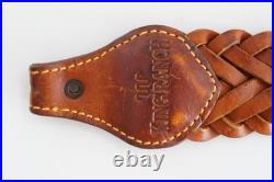 King Ranch Braided Leather Rifle Sling