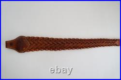 King Ranch Braided Leather Rifle Sling
