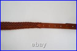 King Ranch Braided Leather Rifle Sling