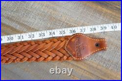 King Ranch Braided Leather Rifle Sling