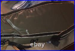 Kolpin Gun Case Faux Leather, Sherpa Lined, Leather Strap/sling. #674 44 Vtg
