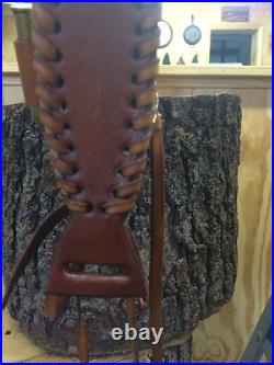 LEATHER GUN STOCK COVER/SHELL HOLDER Winchester Marlin Rossi Henry