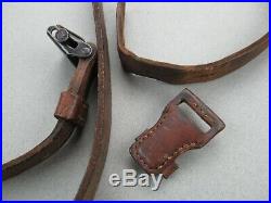 Late war 98k WWII German Mauser rifle leather sling for K 98 K98 G43 K43