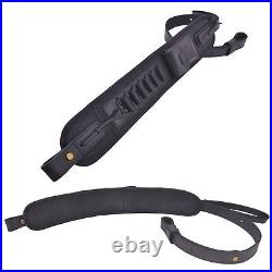 Leather Ammo Holder Rifle Slings Hunting Strap for. 30/30.357.308.44.22 12GA