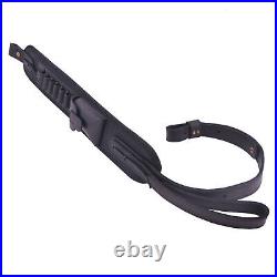 Leather Ammo Holder Rifle Slings Hunting Strap for. 30/30.357.308.44.22 12GA