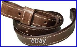 Leather Buffalo Leather Rifle Gun Sling Vintage Brown Crazy Horse/Hand Stitched