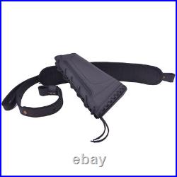 Leather Canvas Rifle Buttstock Cover with Match Gun Holder Sling. 308.22LR. 357
