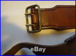 Leather Cartridge Belt and Rifle Sling