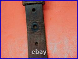 Leather Cobra White Stitch Basketweave Suede Back Sling QD Swivels fit Remington