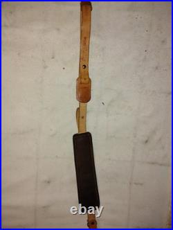 Leather Deer Design Padded Gun Sling