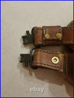 Leather Deer Hunting Rifle Sling with Swivels WINCHESTER REMINGTON BROWNING SAKO