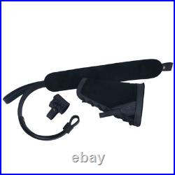 Leather Gun Buttstock Cheek Rest Pad with Matched Black (. 357.30-30.38)