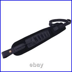 Leather Gun Buttstock Cheek Rest Pad with Matched Black (. 357.30-30.38)