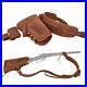 Leather-Gun-Buttstock-Cheek-Rest-Pad-with-Matched-Sling-and-Loops-No-Drill-N-01-bzr