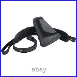 Leather Gun Buttstock with Gun Sling Combo for. 308.22mag 12GA. 30/30.44mag