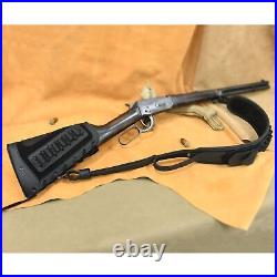 Leather Gun Buttstock with Gun Sling Combo for. 308.22mag 12GA. 30/30.44mag