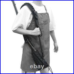 Leather Gun Buttstock with Gun Sling Combo for. 308.22mag 12GA. 30/30.44mag