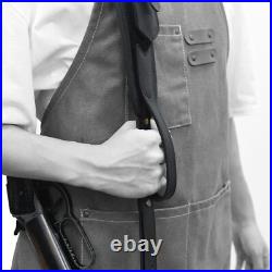 Leather Gun Buttstock with Gun Sling Combo for. 308.22mag 12GA. 30/30.44mag