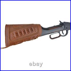 Leather Gun Buttstock with Hunting Shotgun Sling Swivels Combo. 45-70.22.30/30