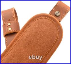Leather Gun Sling Shell Holder for. 308.357 Hunting Rifle with Handle Strap