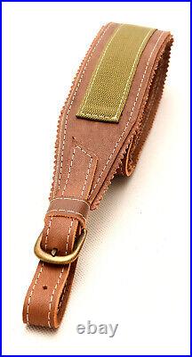 Leather Hunting Rifle Belt, Hunting Strap, Genuine Leather, Gift, Hand Made