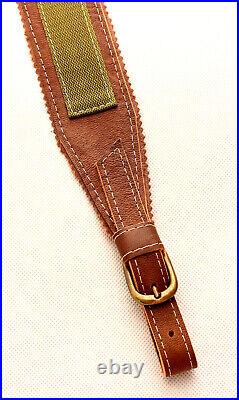 Leather Hunting Rifle Belt, Hunting Strap, Genuine Leather, Gift, Hand Made